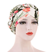 Inner Hijab Caps for Women Print Turban Hat Muslim - Touch of Madina