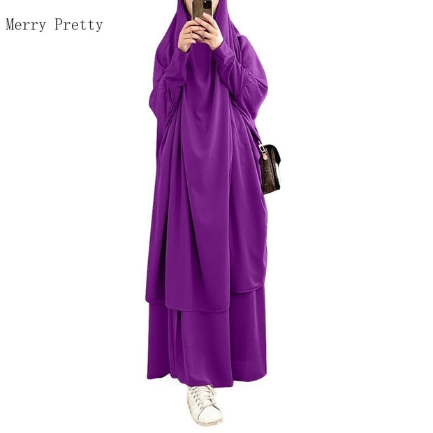 Garment Jilbab Abaya Long Khimar Ramadan Gown Abayas - Touch of Madina